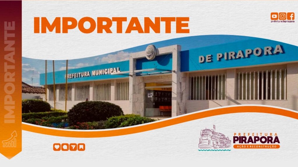 Prefeitura de Pirapora convoca novos nomeados do Concurso Público.