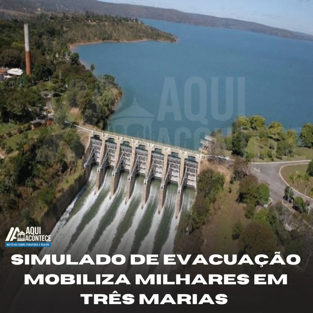 Simulado de Evacuação Mobiliza Milhares em Três Marias