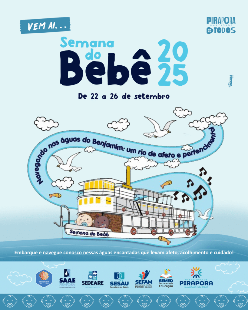 Porto do Vapor será palco da abertura da Semana do Bebê 2025 em Pirapora Porto do Vapor será palco da abertura da Semana do Bebê 2025 em Pirapora
