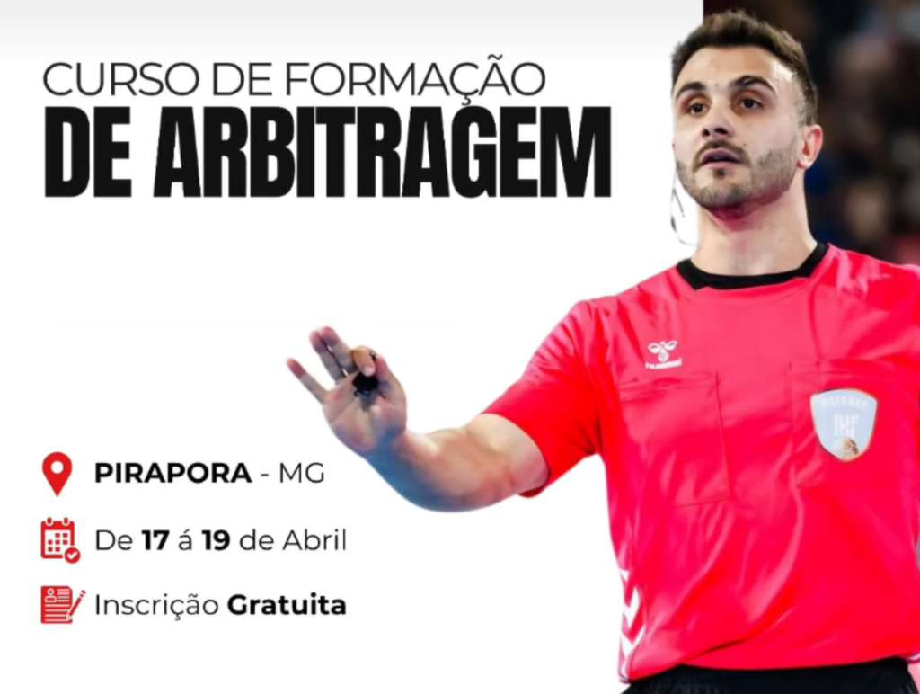 PIRAPORA AVANÇA NO ESPORTE: CURSO DE ARBITRAGEM EM HANDEBOL ABRE NOVAS PORTAS PARA JOVENS E FORTALECE COMPETIÇÕES LOCAIS