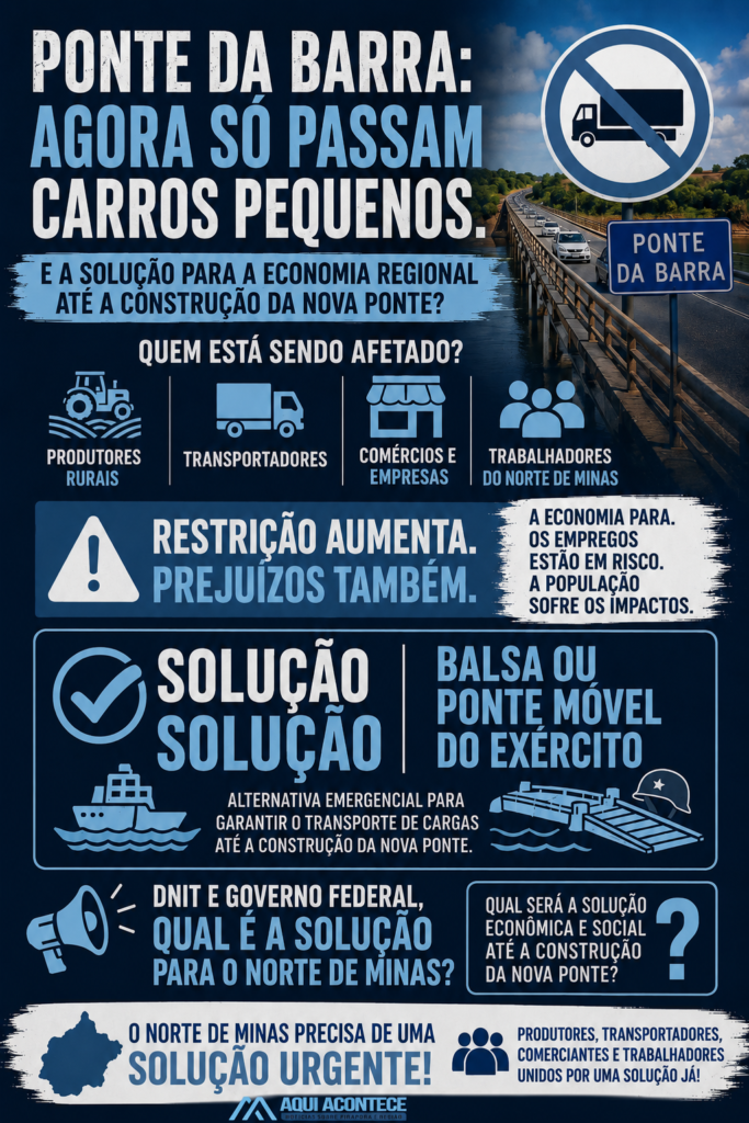 Ponte da Barra: o Norte de Minas não pode mais esperar Ponte da Barra: o Norte de Minas não pode mais esperar
