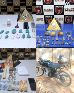 Polícia Militar prende seis pessoas e apreende drogas em ações contra o tráfico em Pirapora e Buritizeiro